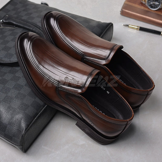 Buy Monarch Men’s Dress Shoes in Pakistan – Premium Formal & Business Slip-On Shoes | Office & Wedding Wear | Free Delivery + COD - SKU-7811