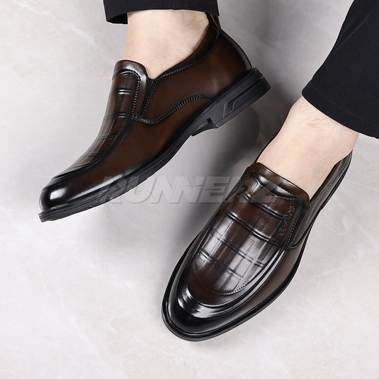 Ambassador Executive Men’s Dress Shoes in Pakistan | Premium Formal Slip-On Office & Wedding Shoes | SKU-7812