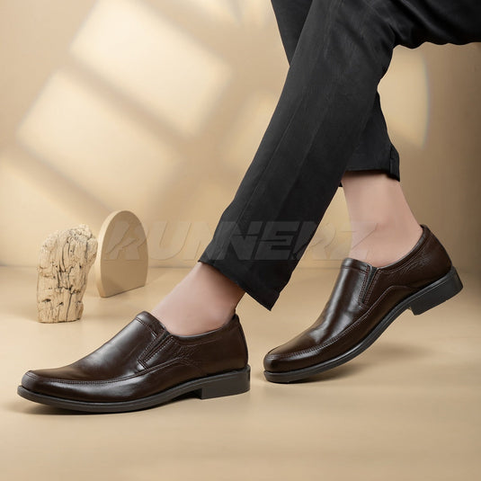 Maverick Men’s Leather Slip-On Shoes – Formal Footwear for Men in Pakistan - 811