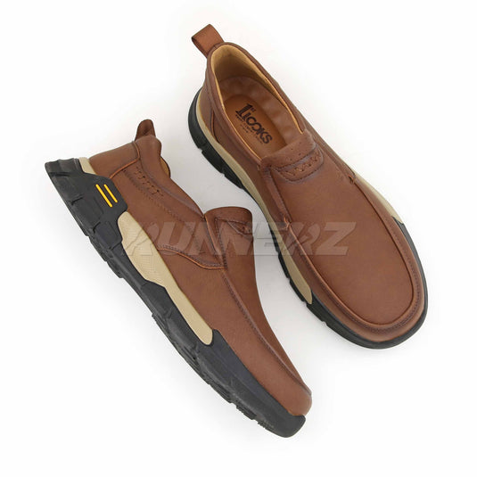 Runnerz Men’s Slip-On Casual Office Shoes | Big Size EU 45–48 | Best Price in Pakistan | SKU-E871-B