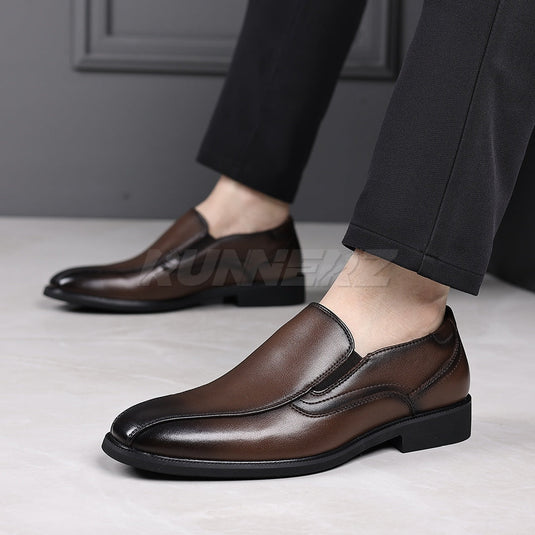 Marwell Genuine Leather Formal Shoes for Men in Pakistan | Premium Slip-On Business Shoes | Flat 10% OFF + Free Delivery | SKU-7813