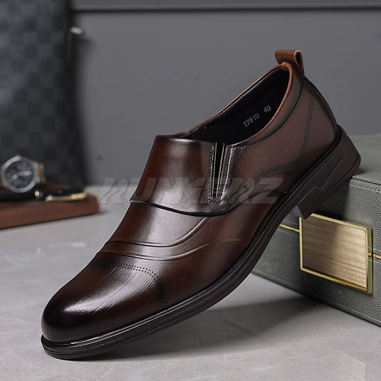 Buy Velroy Men’s Formal Dress Shoes in Pakistan – luxury slip-ons for office & business | SKU-7810