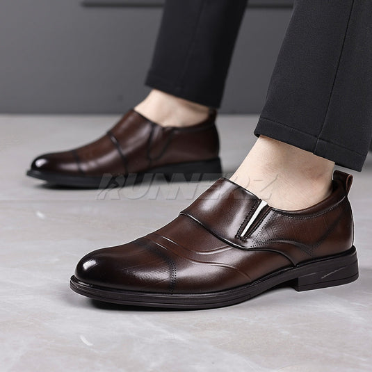 Buy Velroy Men’s Formal Dress Shoes in Pakistan – luxury slip-ons for office & business | SKU-7810