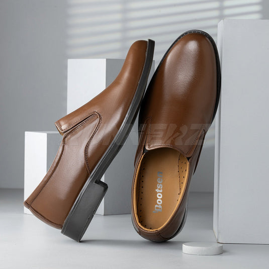 Vintage Franco – Men's Formal Leather Shoes in Pakistan | Premium Slip-On for Office & Events - 820