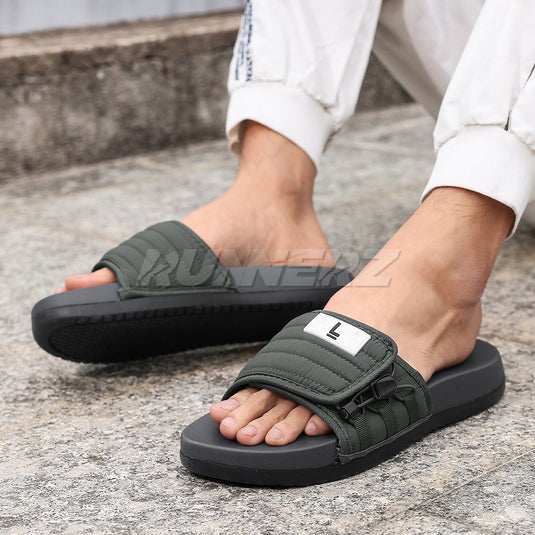 Lite Adjustable Slides for Men in Pakistan - Premium Medicated Comfort | SKU-250902