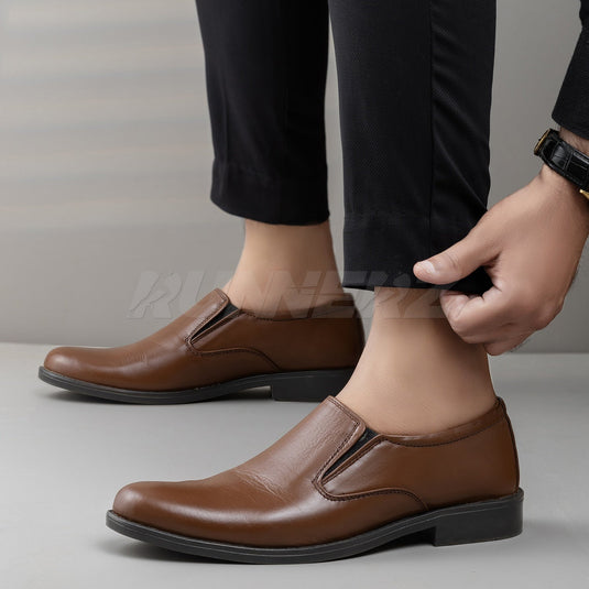 Vintage Franco – Men's Formal Leather Shoes in Pakistan | Premium Slip-On for Office & Events - 820