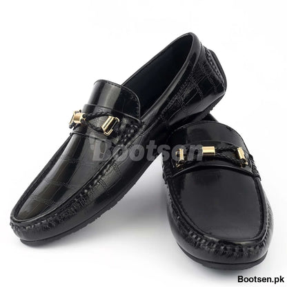 Men Formal Loafers-2 40 / Black