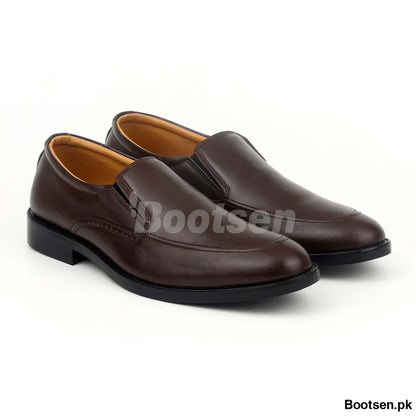 Mens Formal Shoes Genuine Leather | Art-1651 40 / Brown