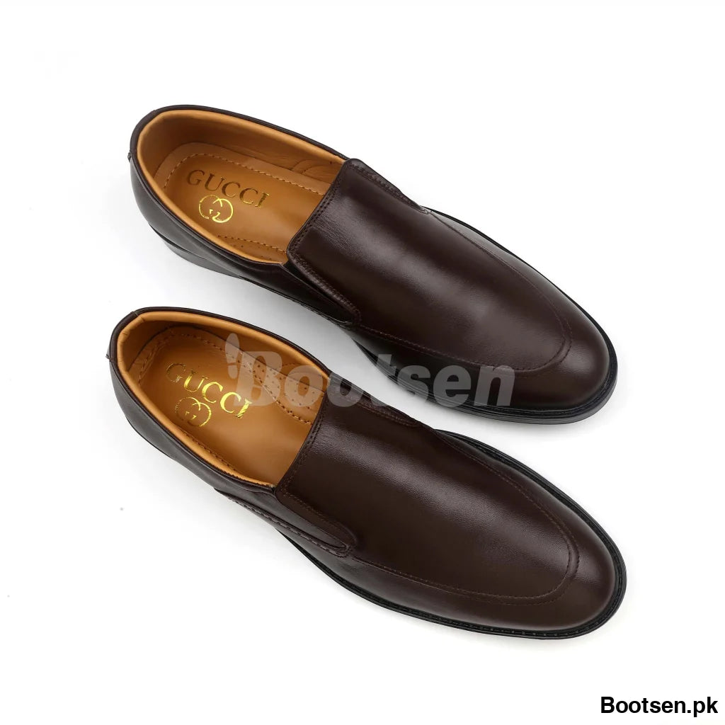 Mens Formal Shoes Genuine Leather | Art-1651 43 / Brown