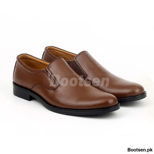 Mens Formal Shoes Genuine Leather | Art-820 40 / Mustard