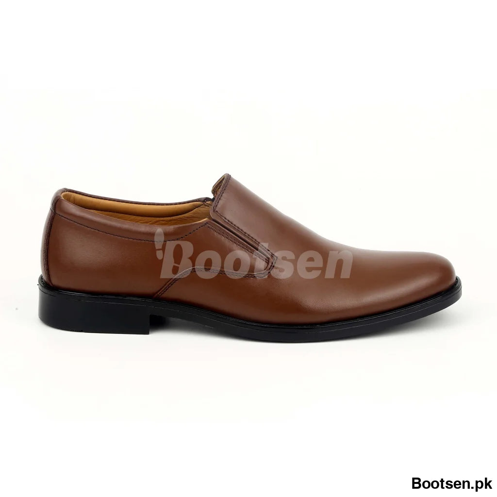 Mens Formal Shoes Genuine Leather | Art-820 41 / Mustard